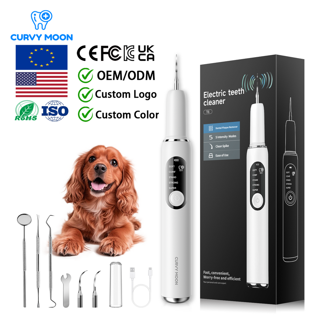 Elite Pets Ultrasonic Dental Scaler — Tartar & Plaque Remover for Dogs & Cats