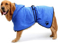 Elite Pets Microfiber Dog Drying Coat — Quick-Dry Bathrobe Wrap for Dogs