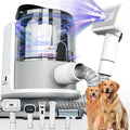 Elite Pets 5-in-1 Pet Grooming Vacuum Kit — Low-Noise Deshedding Brush & Clipper with Suction